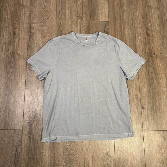 J.Crew Broken-in T-Shirt Mens 2XL Gray Garment Dyed Cotton Crewneck Short Sleeve - Picture 4 of 8